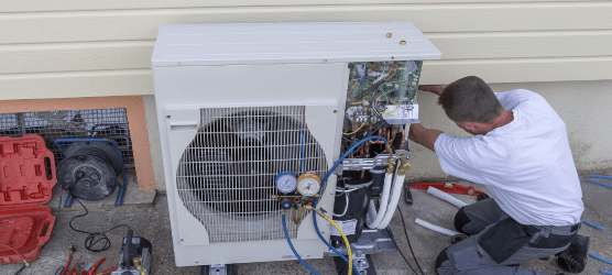 Heat Pump Repair services by Mesa Plumbing