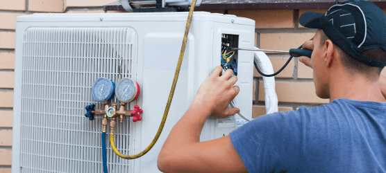 Heat Pump Maintenance services by Mesa Plumbing