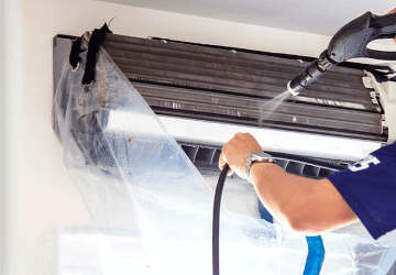 Condenser Coil Cleaning services by Mesa Plumbing